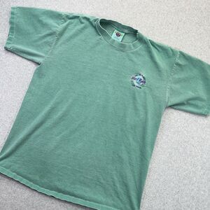 VTG Hard Rock Hotel Las Vegas T-Shirt Adult Large L Green Single Stitch USA Made